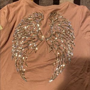 Dusty Pink G by Guess Tee